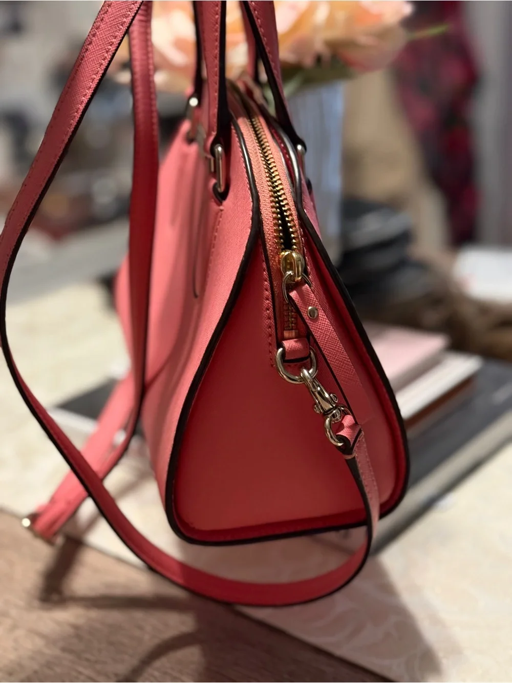 kate spade Coral-Pink Dome Satchel
